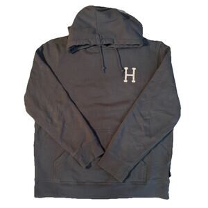 HUF Hoodie Sweatshirt Mens Large Memorium Classic H Pullover Embroidered Skate